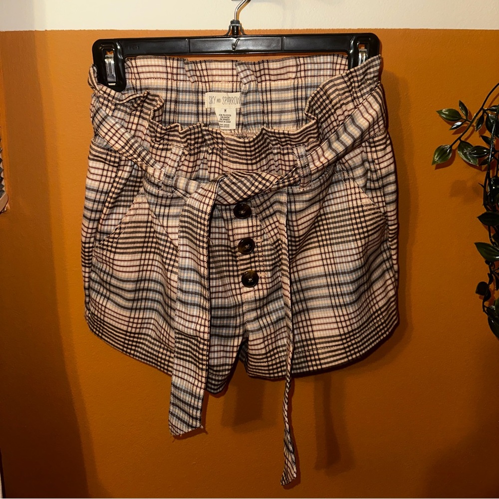 Plaid shorts